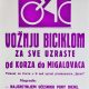 Vožnja biciklom za sve uzraste od Korza do Migalovaca
